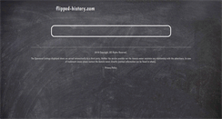 Desktop Screenshot of flipped-history.com